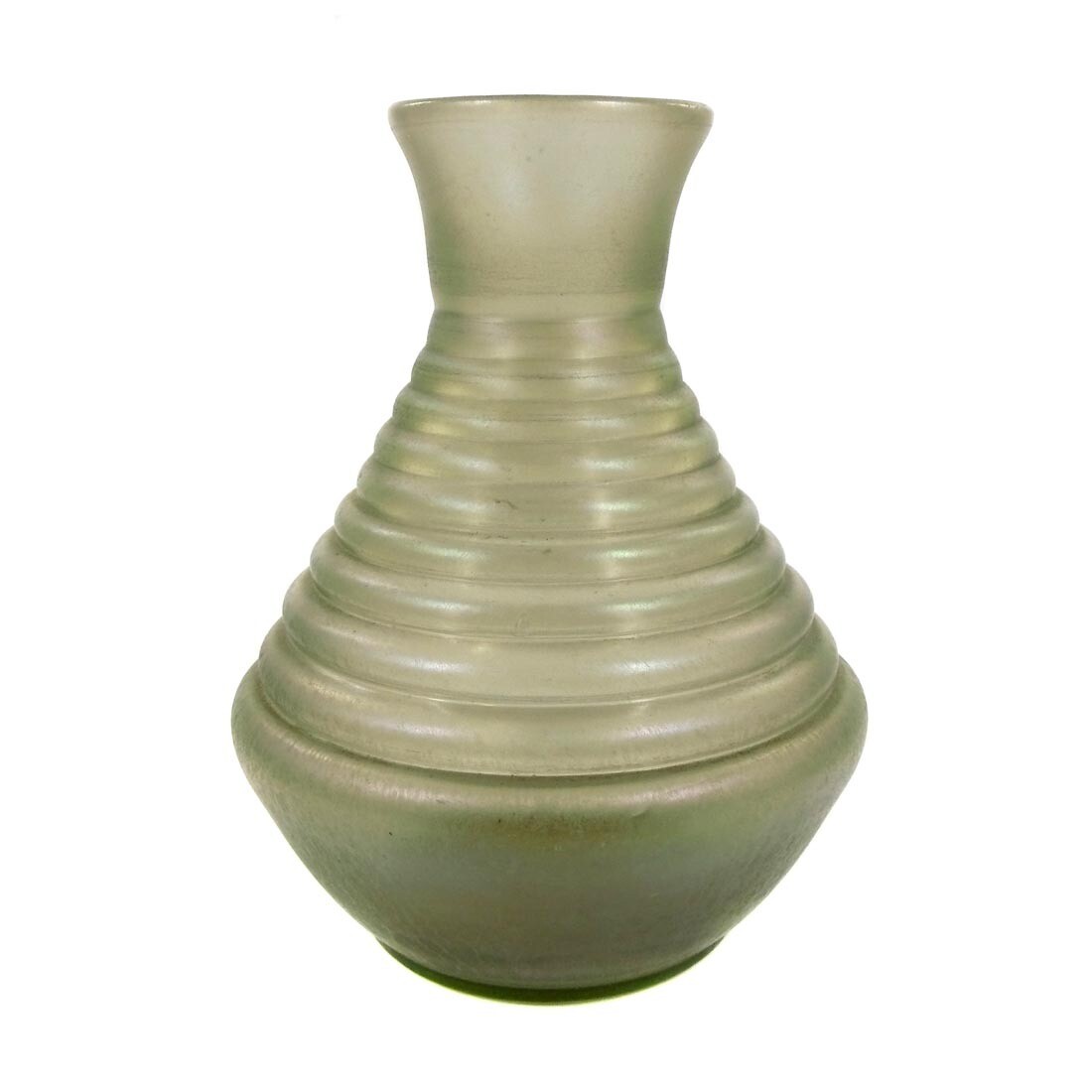 Cyprus glass vase from the Josephinenhütte around 1880-1900