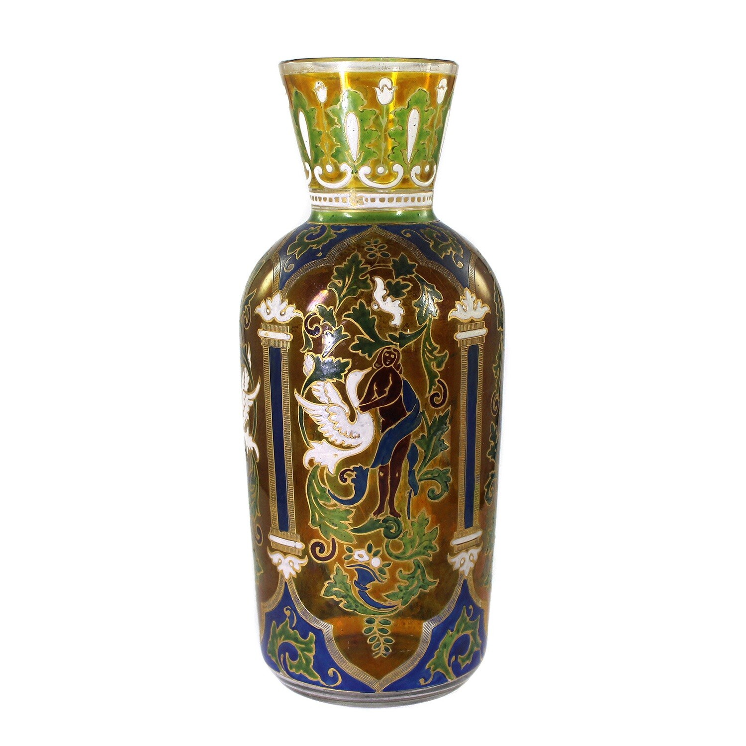 Large vase with Jodhpur decor, Fritz Heckert, draft Ehring around 1910