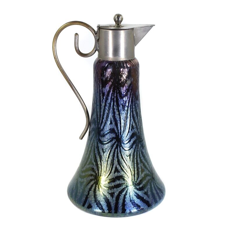 Small jug with metal mount, Carl Goldberg in Haida around 1900