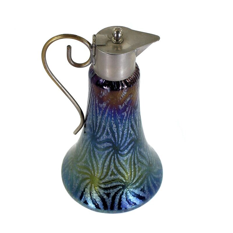 Small jug with metal mount, Carl Goldberg in Haida around 1900