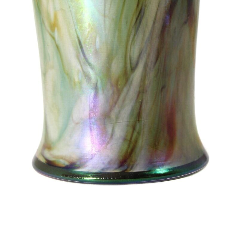 Large vase made of marbled glass, Josef Rindskopf Söhne around 1900
​