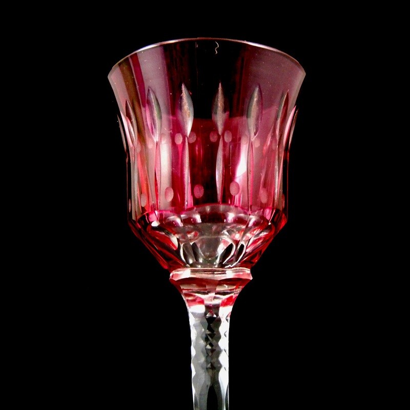 Rare liqueur glass / stem glass, Jean Beck, Egon von Poschinger