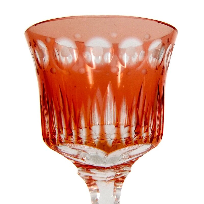 Rare stem glass / liqueur glass, Jean Beck, Egon von Poschinger around 1915