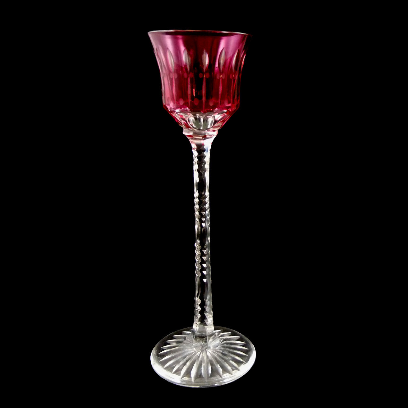Rare liqueur glass / stem glass, Jean Beck, Egon von Poschinger