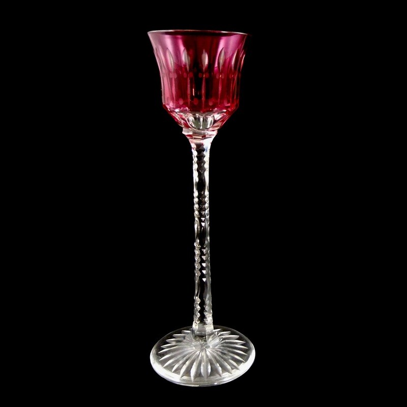 Rare liqueur glass / stem glass, Jean Beck, Egon von Poschinger