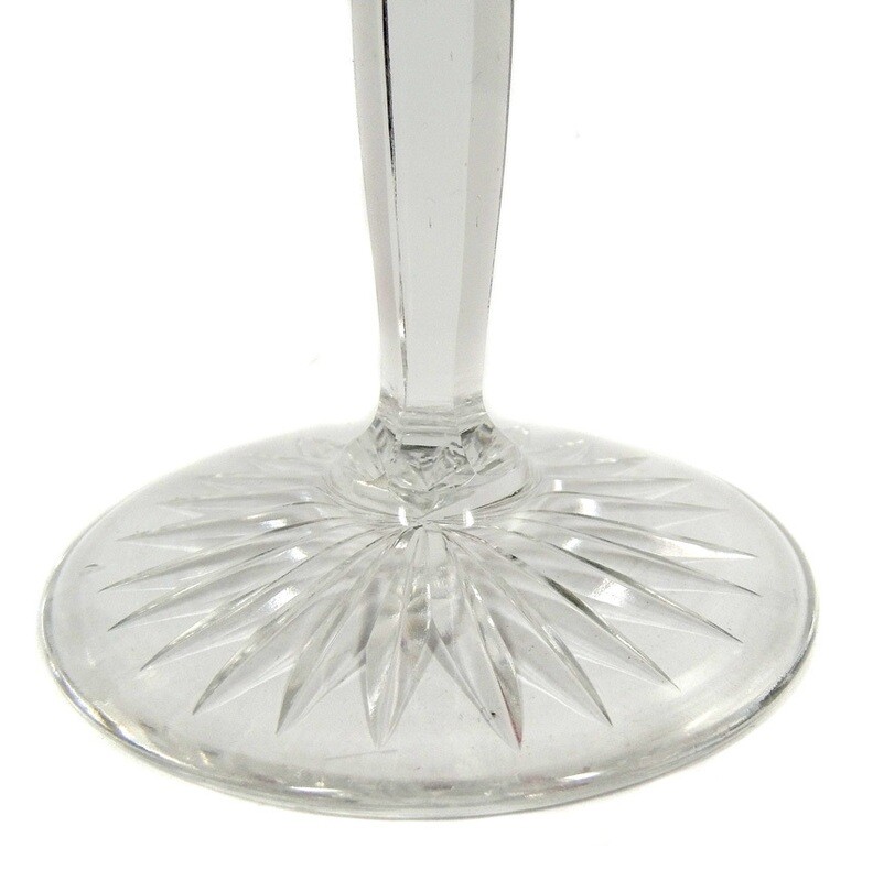 Stem glass with rose colored overlay, Jean Beck, Egon von Poschinger