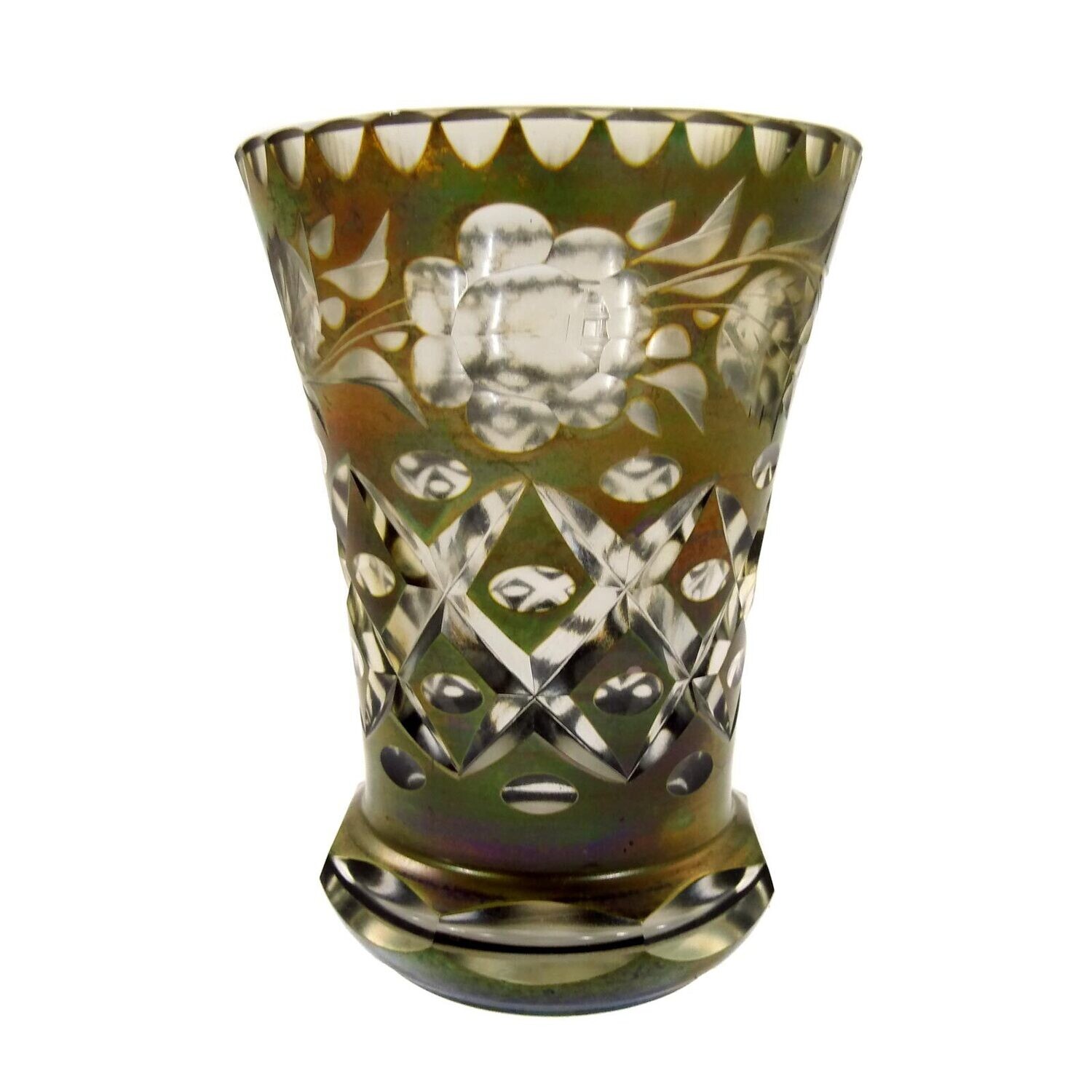 Becher mit Goldbronze, Josephinenhütte, Entw. Alexander Pfohl um 1925