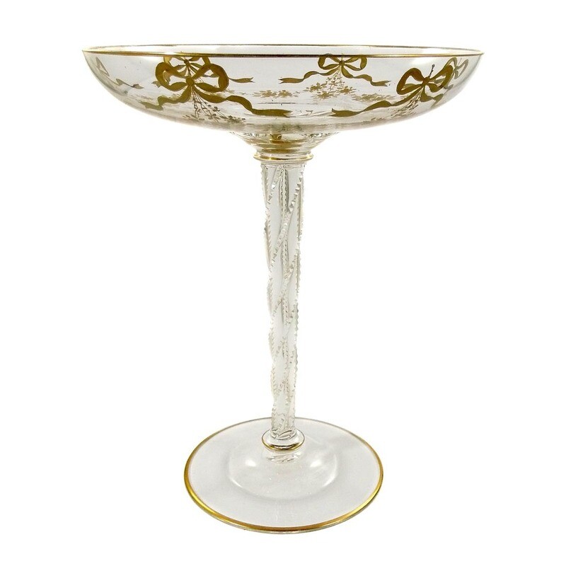 Rare large centerpiece, decor dev. Alexander Pfohl, Josephinenhuette