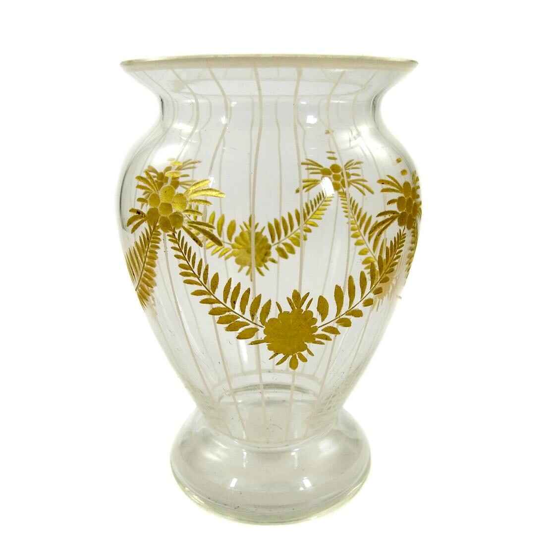 Small vase with painted decor, designed by Alexander Pfohl, Josephinenhütte