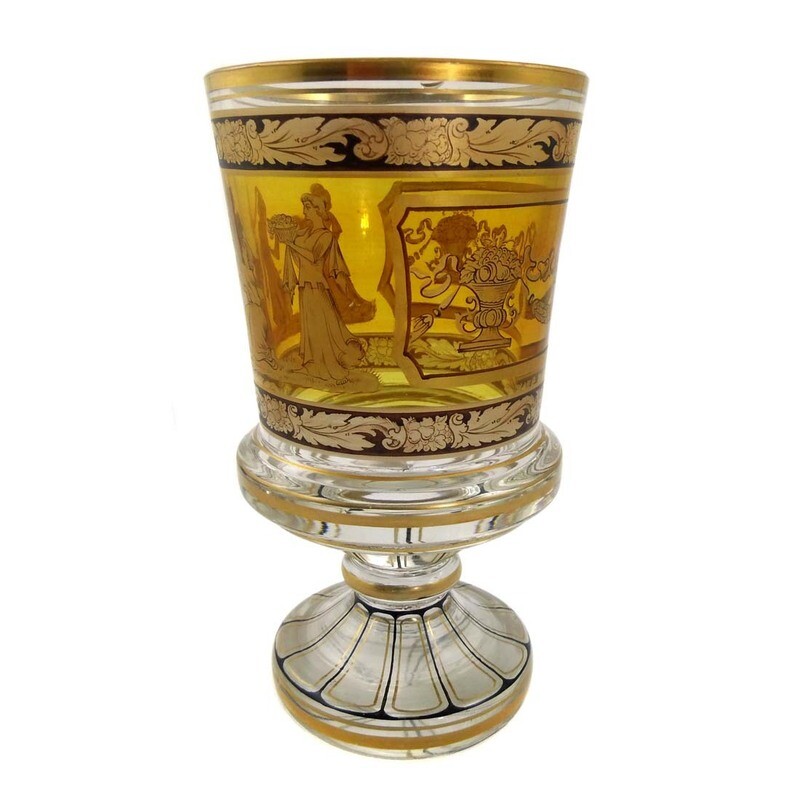 Beer cup with antique frieze, Hermann Pautsch around 1910