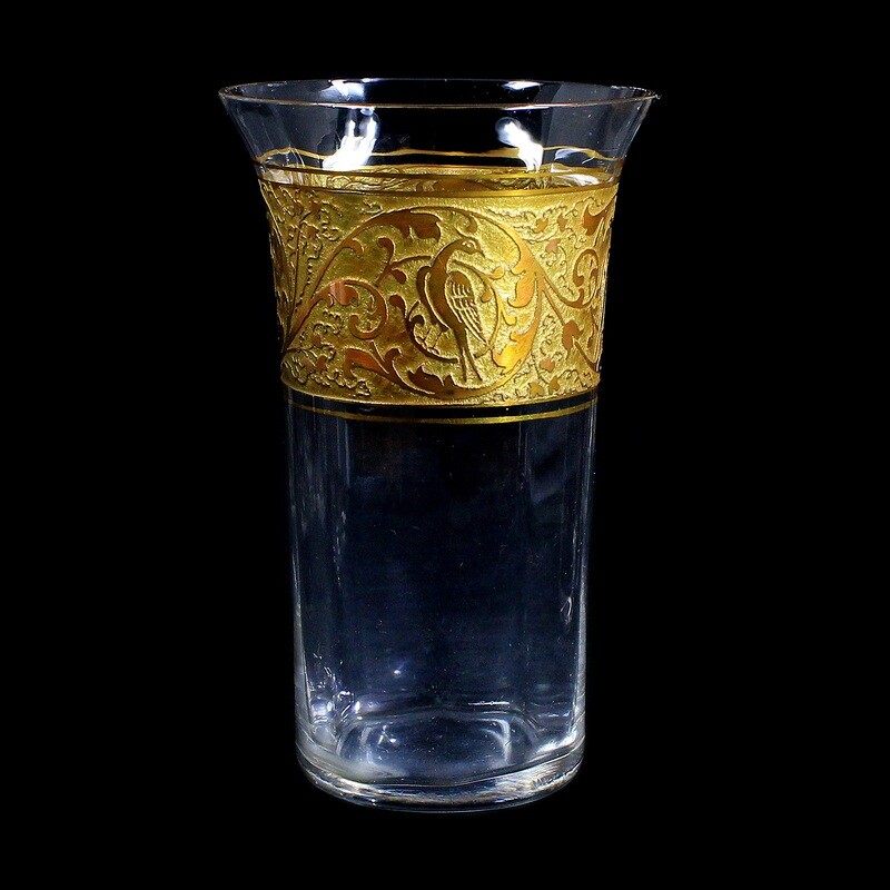 1st of 10. Cup with oroplastic decoration, Joh. Oertel in Haida around 1925