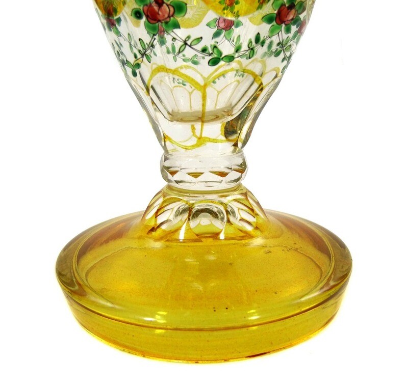 Vase with painted allegories, Haida technical school, Oertel sales around 1922