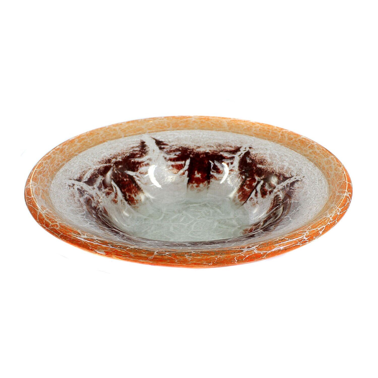 WMF Ikora bowl, 34 cm in orange red, around 1930-40