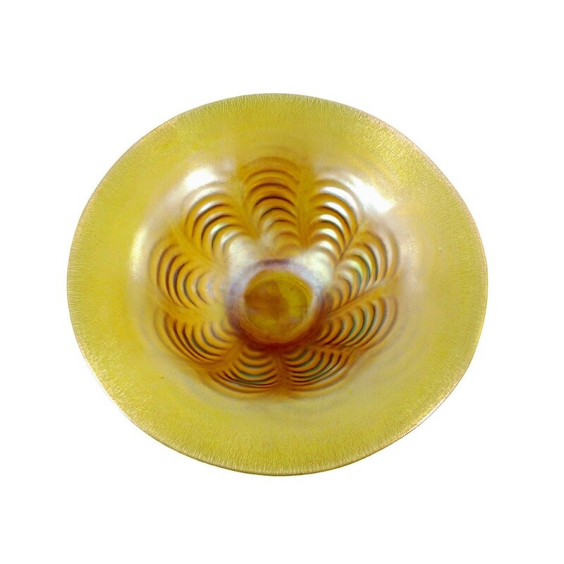 Large Myra bowl with ribbed body, WMF, form J57 around 1936