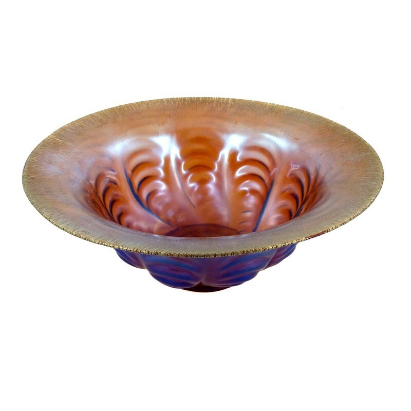 Large WMF bowl with Myra decor, shape J252 around 1933