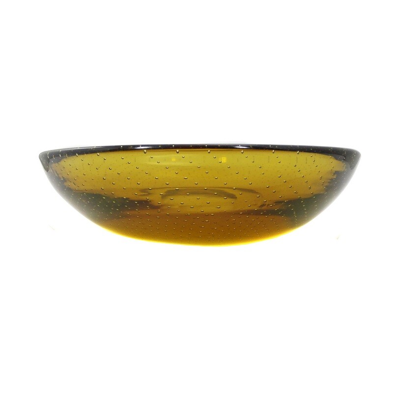 WMF bowl with Perlora decor, designed by W. Dexel around 1951