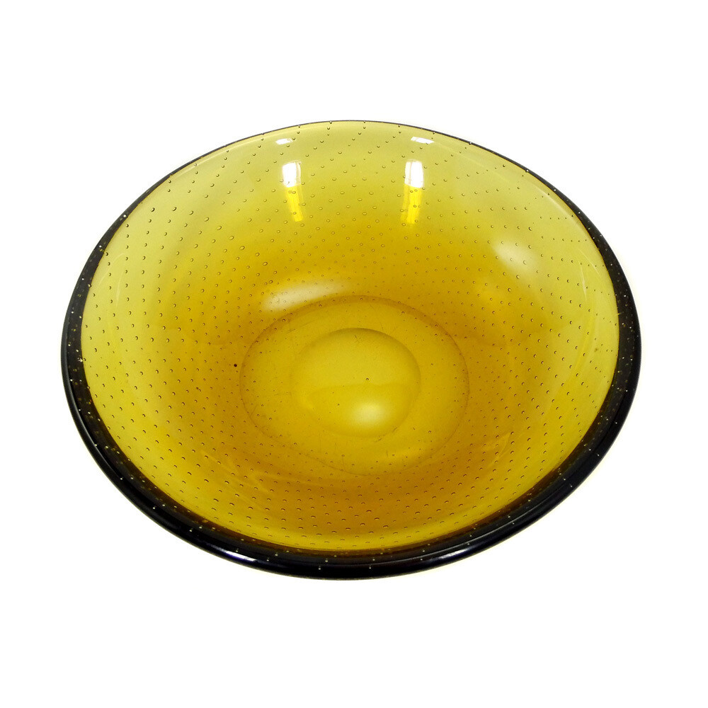 WMF bowl with Perlora decor, designed by W. Dexel around 1951