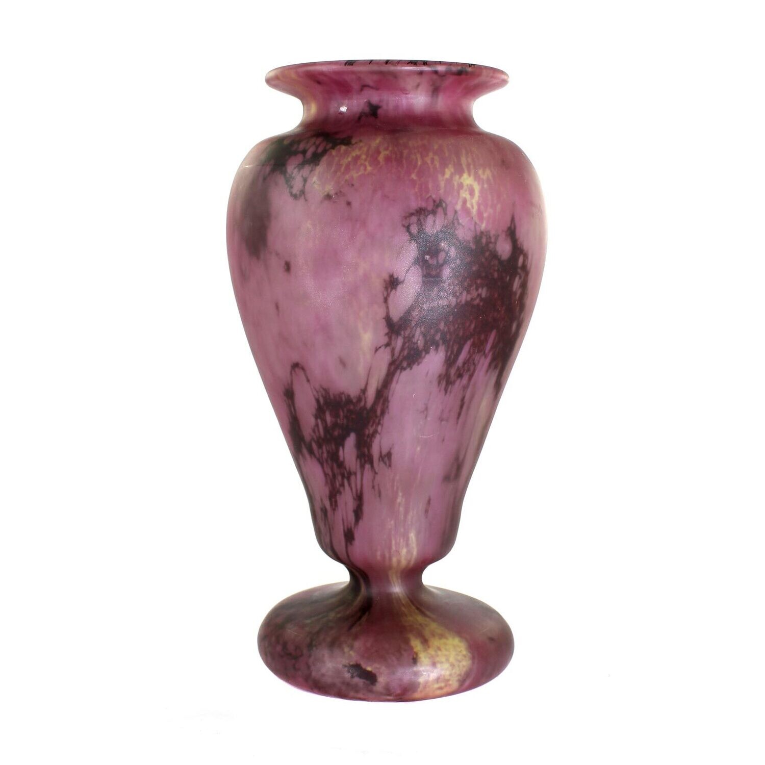 Baluster vase with matt surface, signed. Schneider, Jades series around 1924-25