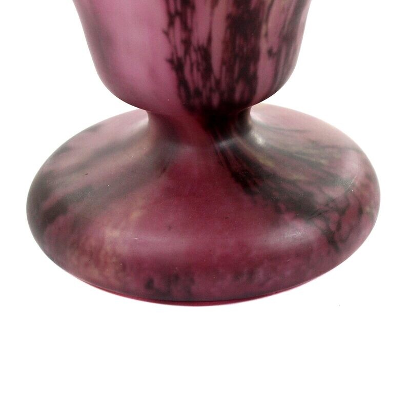 Baluster vase with matt surface, signed. Schneider, Jades series around 1924-25