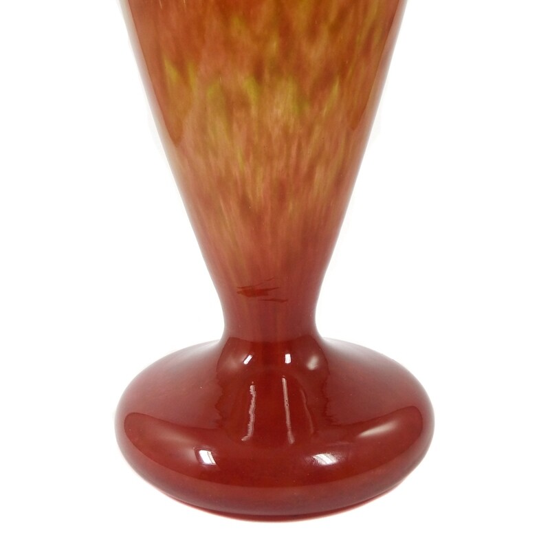 Large Art Deco jug, signed. Schneider, Jades series around 1927-29