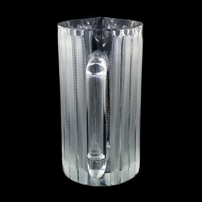 Large jug from the Jaffa glass service by Rene Lalique from 1931