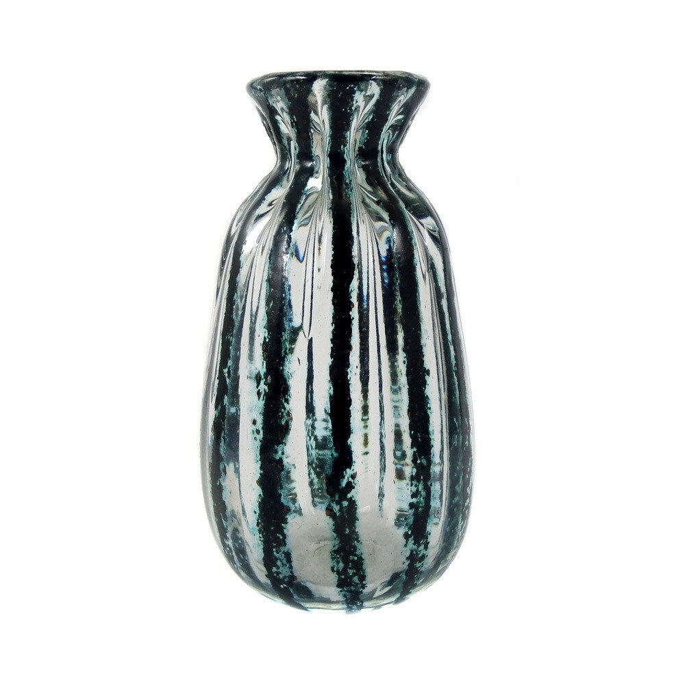 Vase with oxide melts, unique Willy &amp; Erwin, 1987