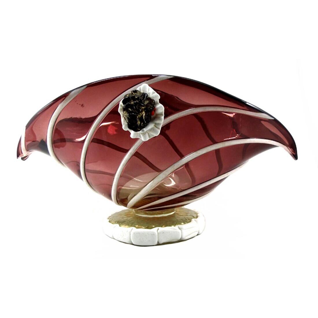 Large museum bowl with Moors, Barovier &amp; Co around 1930-35