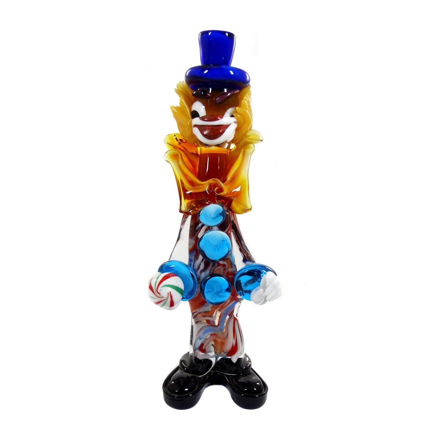 26.5 cm high Murano clown with ball, Murano around 1960-80