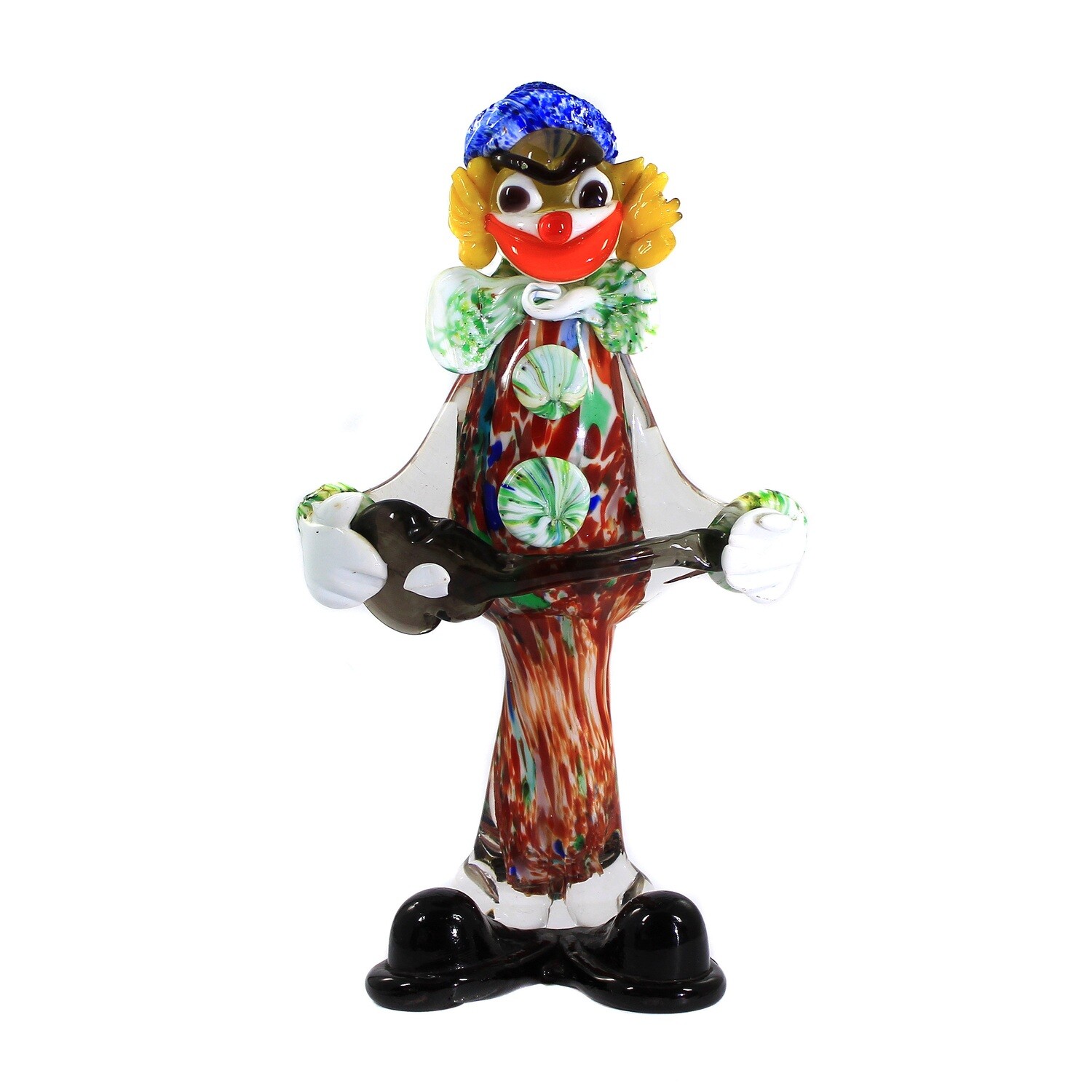 Murano clown with guitar, Murano around 1960-80