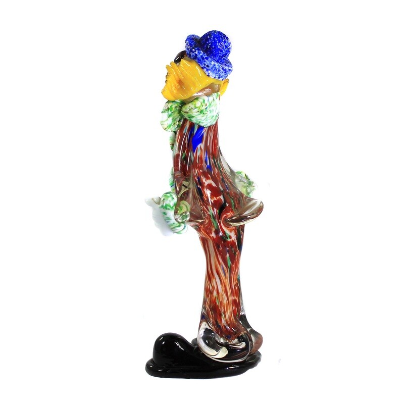 Murano clown with guitar, Murano around 1960-80