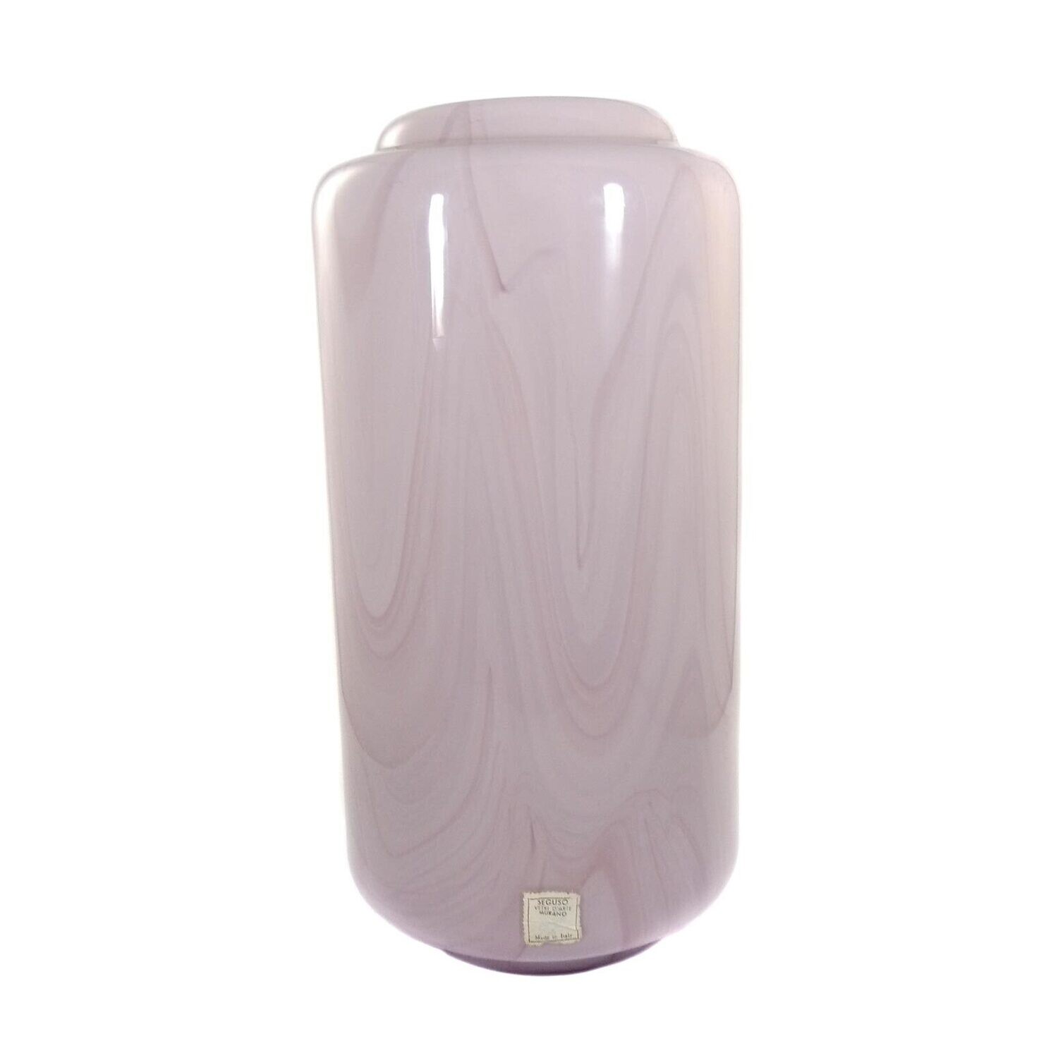 35 cm large vase made of marbled glass, Seguso around 1950-60