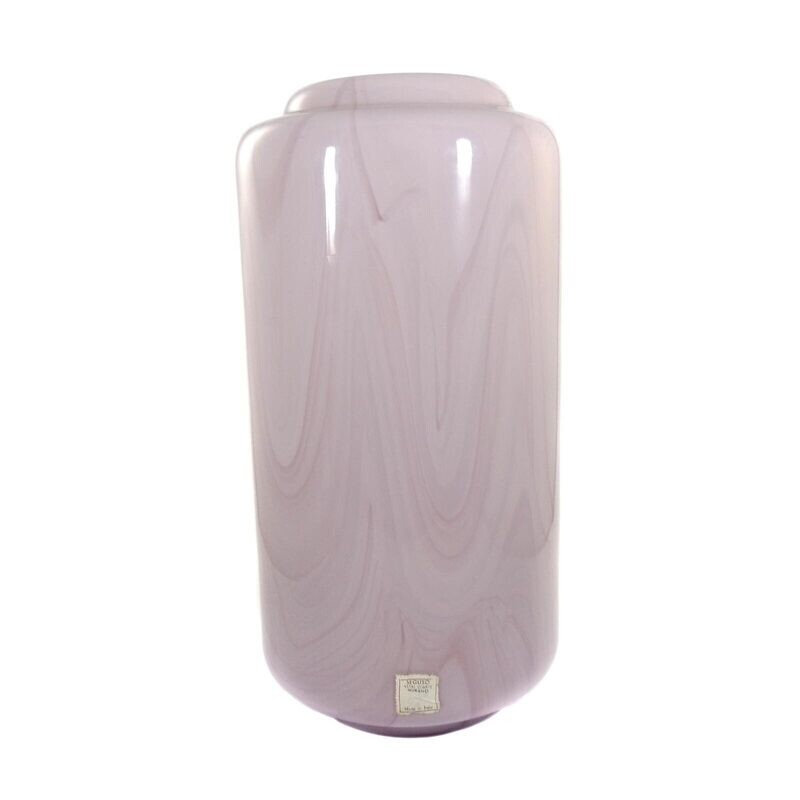 35 cm large vase made of marbled glass, Seguso around 1950-60