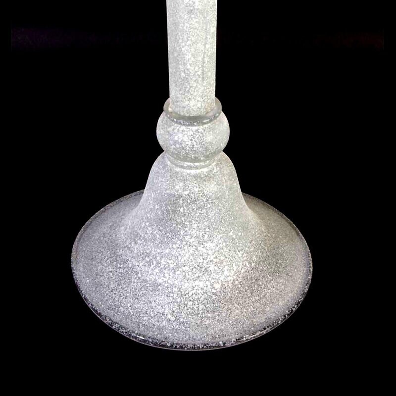69 cm high floor vase in Scavo technique, Seguso Vetri d'Arte around 1970