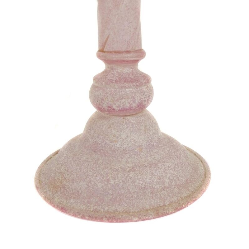 Large candlestick with acid matt surface in Scavo technique, Seguso