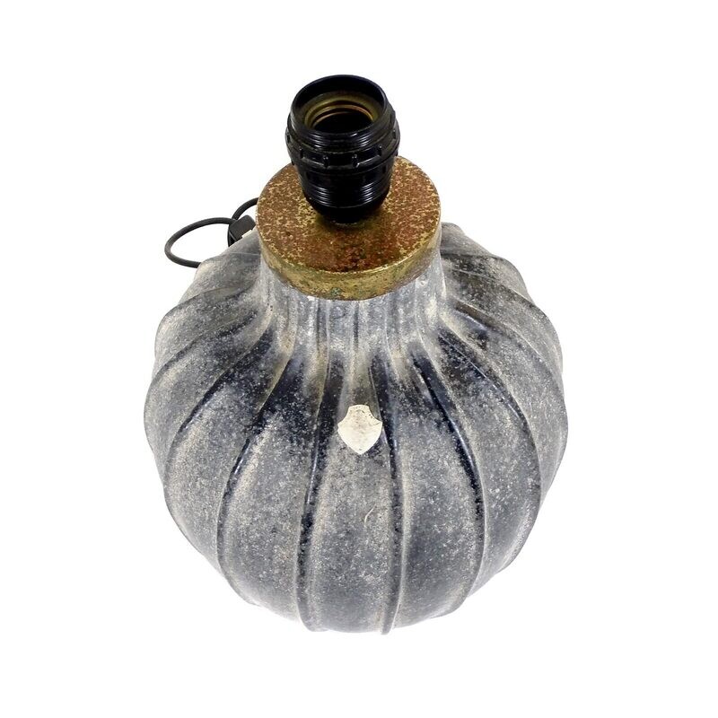 Table lamp in Scavo technique, Seguso Vetri d'Arte around 1970