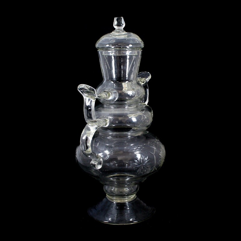 Tall lidded vase with handles, Compagnia di Venezia e Murano (C.V.M.)