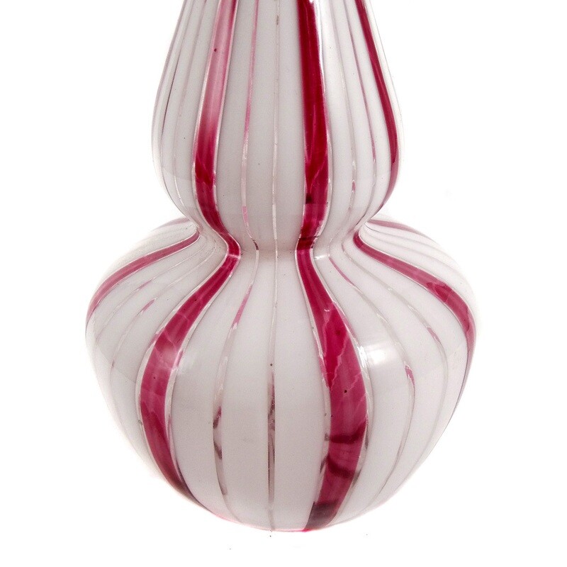 Vase in calabash shape, a canne, Dino Martens or Fulvio Bianconi around 1955