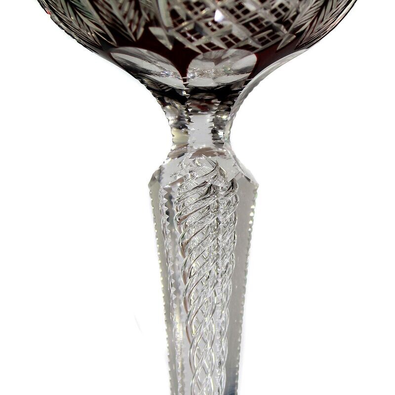 Overlay Roman with aerial filigree, Josephinenhütte, designed by S. Haertel around 1920