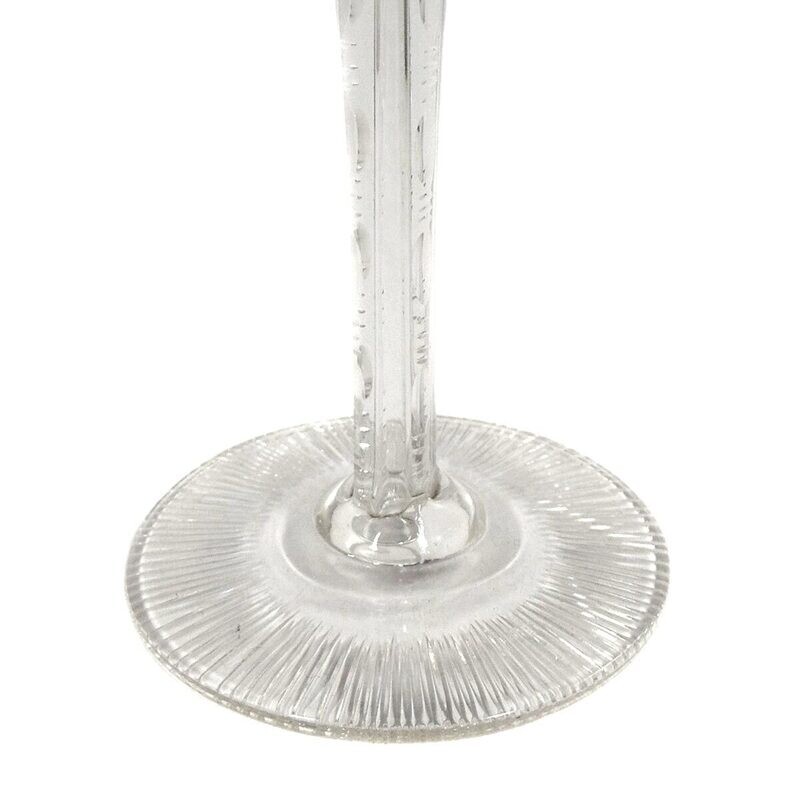 Stem glass with cobalt blue overlay, Josephinenhütte, designed by S. Haertel around 1910