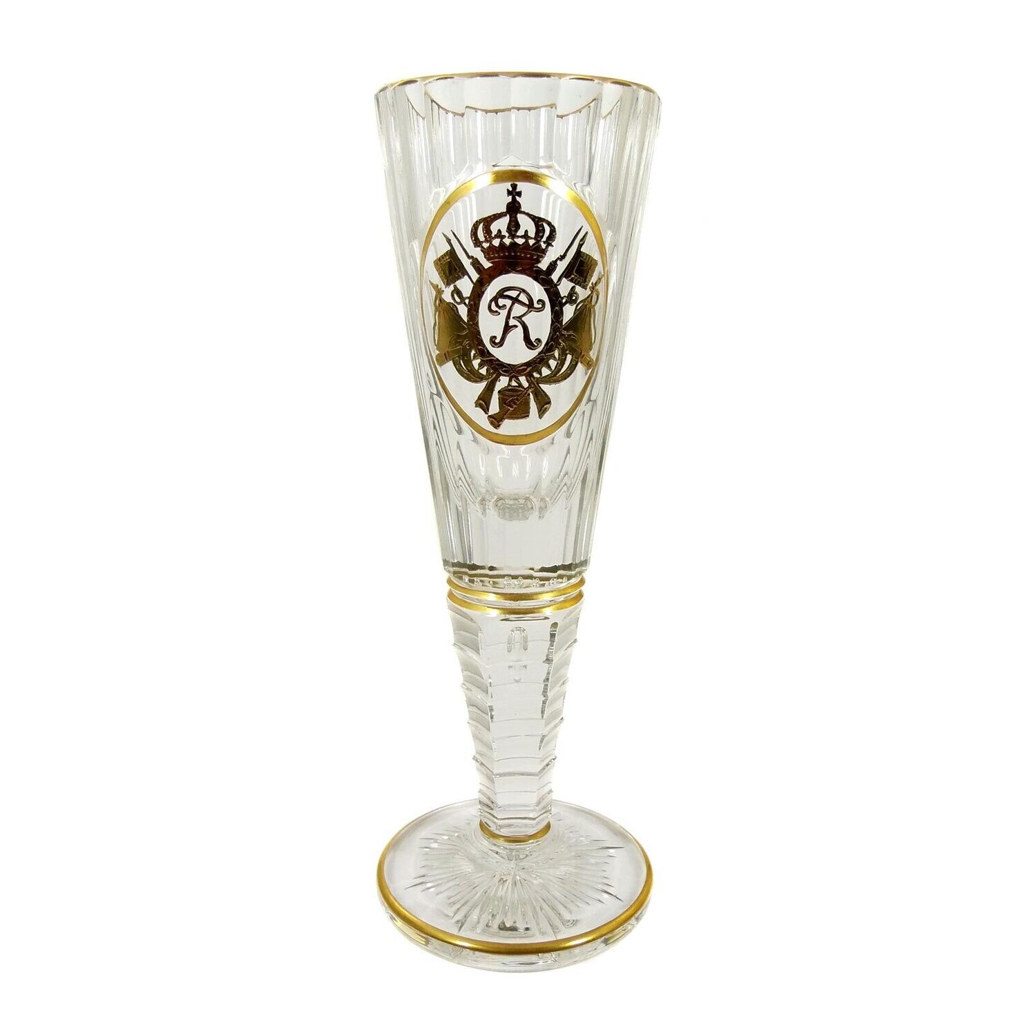 Goblet glass Fredericus Rex, Josephinenhütte, designed by Alexander Pfohl around 1919