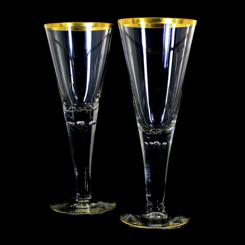 1st of 2nd Gr. Cup with air beads, Josephinenhütte, A. Gerlach, form 1003