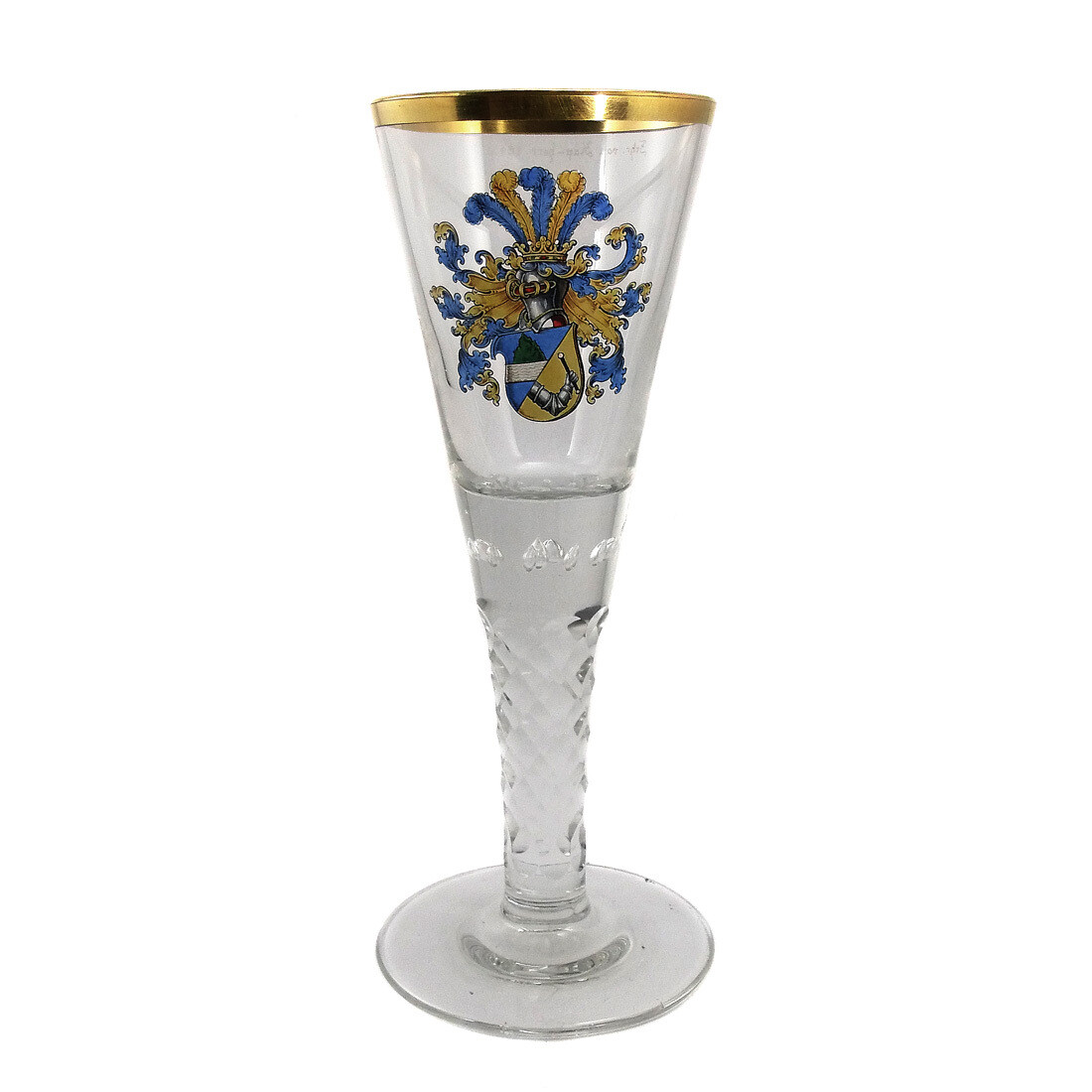 Cup with painted coat of arms, designed by Arthur Gerlach, form 107, Gebr. Goedecke