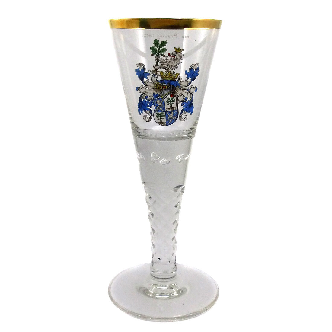 Cup with painted coat of arms, designed by Arthur Gerlach, form 107, Gebr. Goedecke