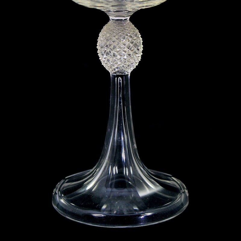 Large cup with ligature monogram, designed by A. Gerlach, Josephinenhütte around 1900