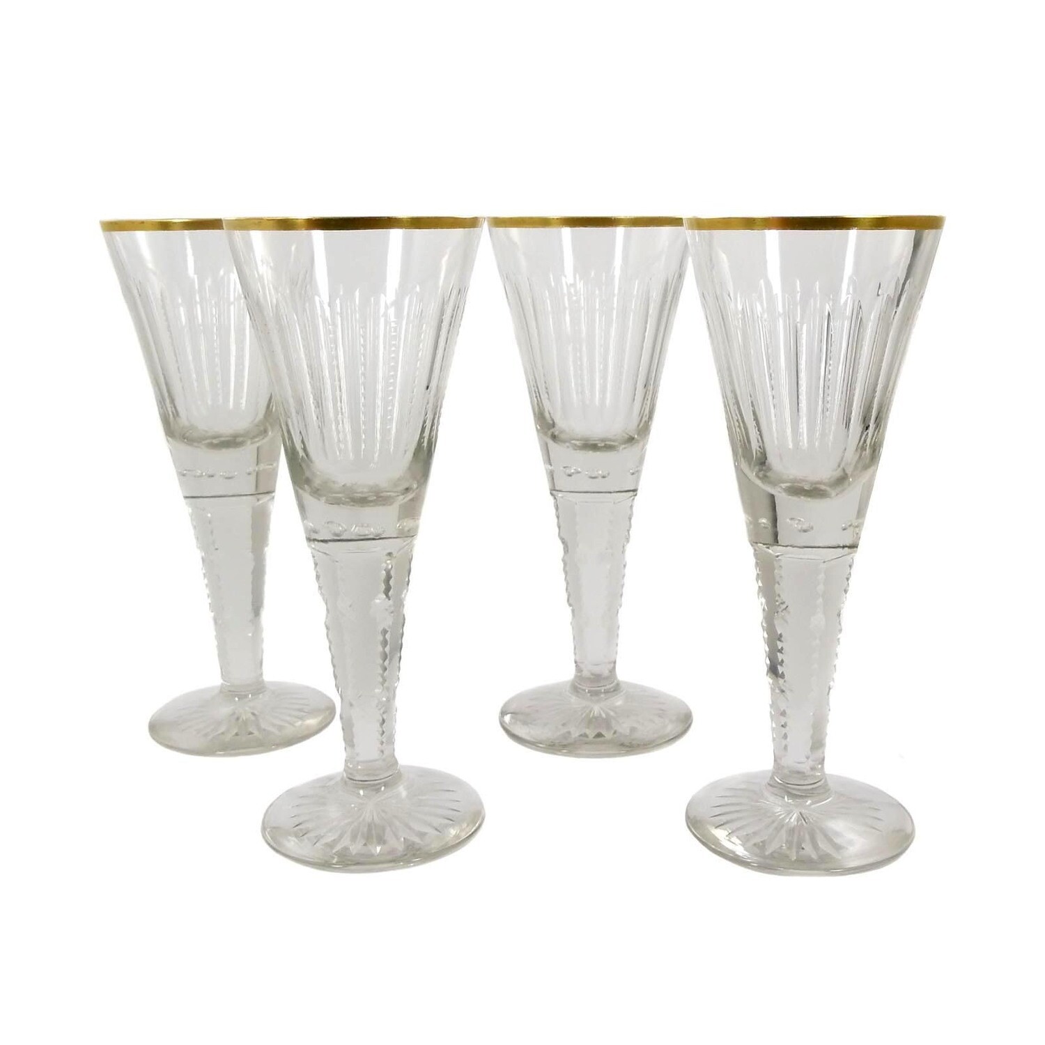 1st of 4. Cup with pierced air bubbles, Josephinenhütte, designed by A. Gerlach