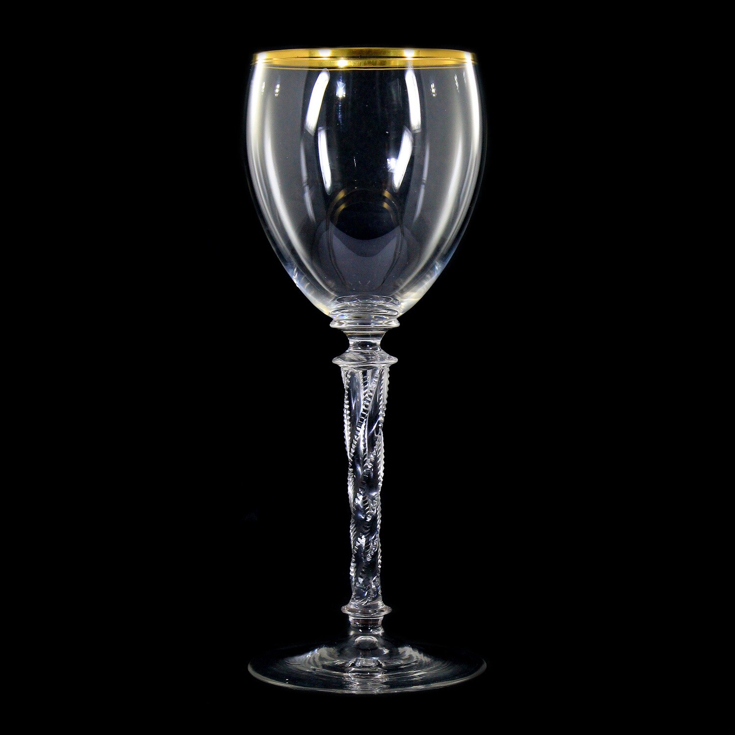 Large cup with brilliant cut, Josephinenhütte, designed by Arthur Gerlach around 1900