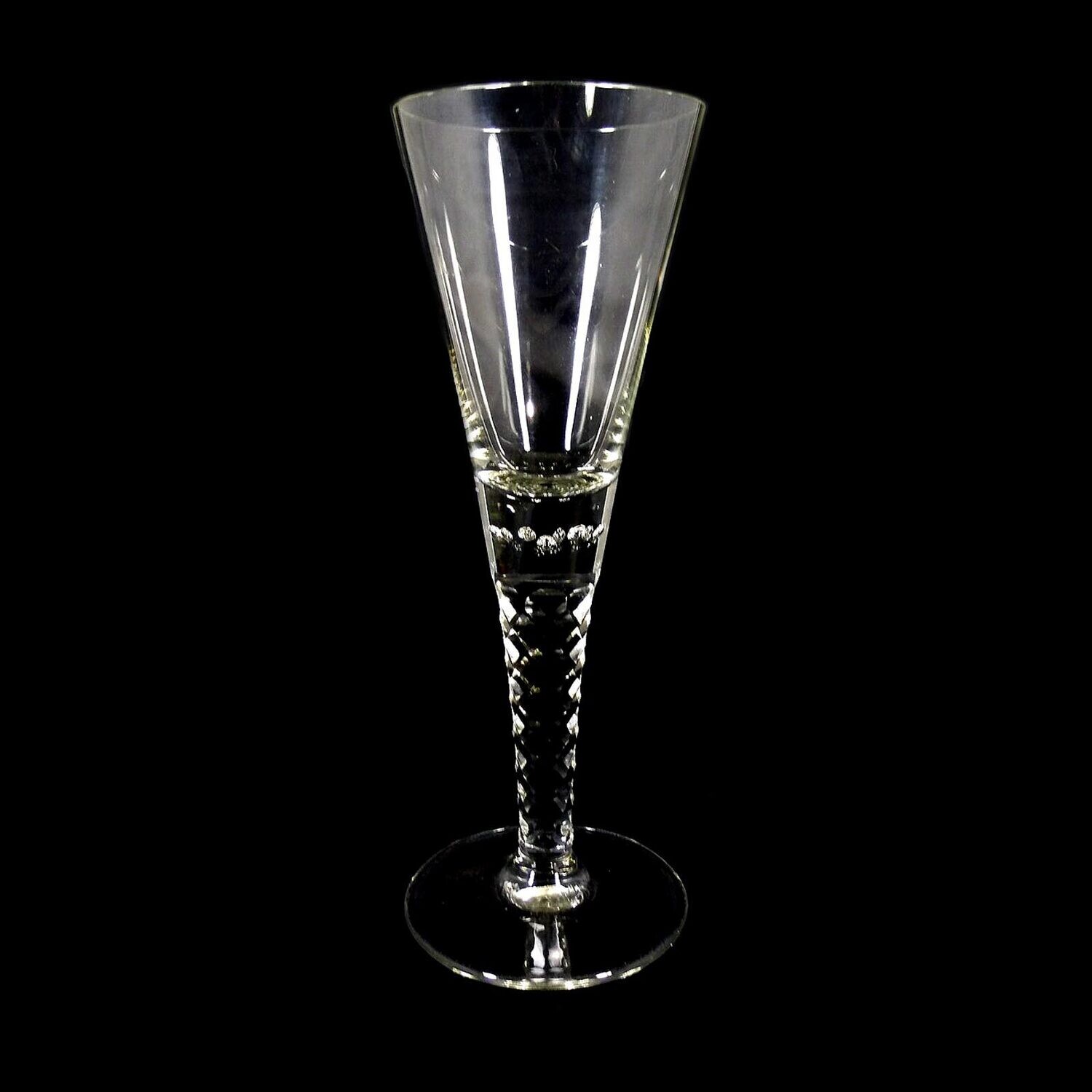 Large cup with air beads, form 1003, A. Gerlach, Josephinenhütte around 1915