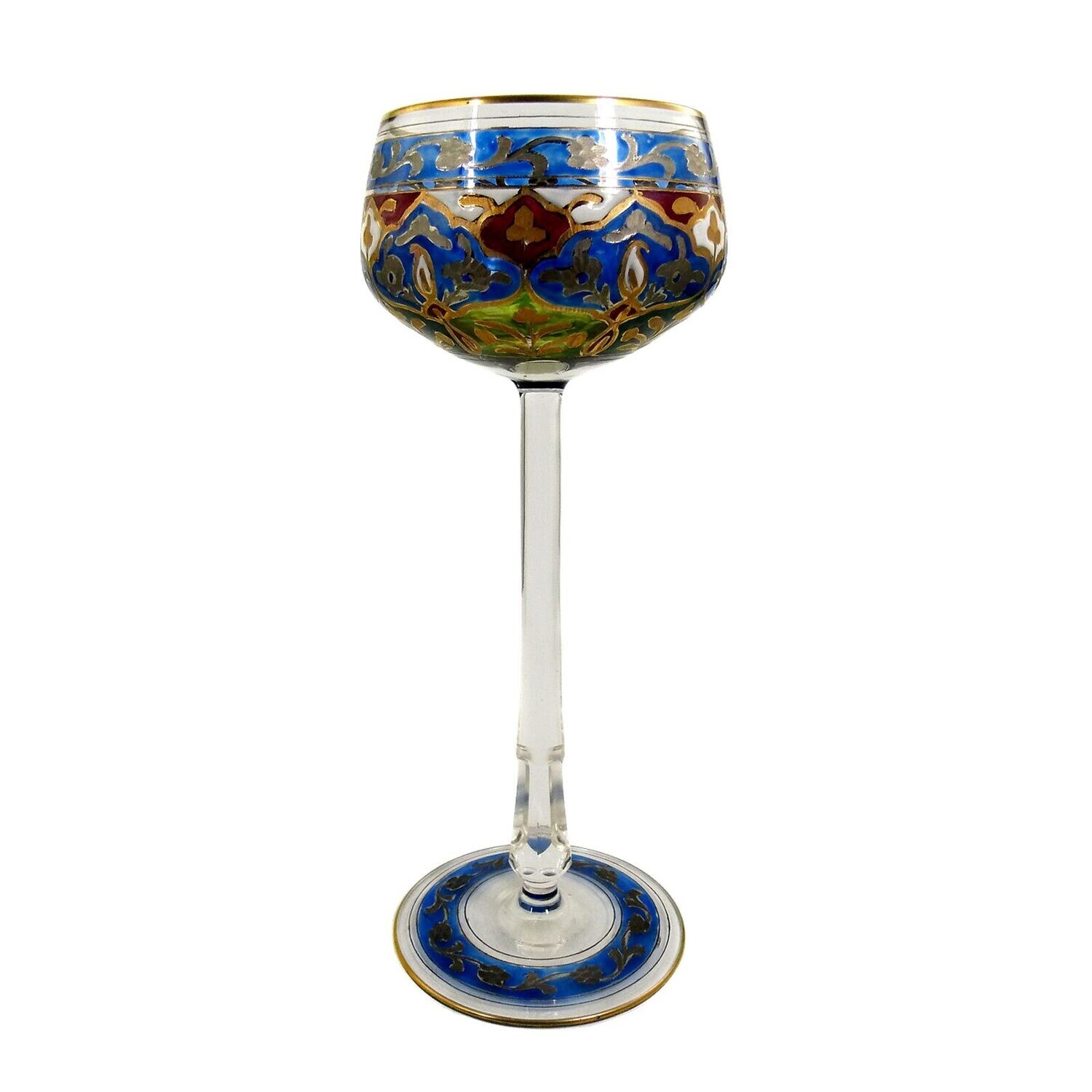 Stem glass Jodhpur, Josephinenhütte, designed by Rudolf Wille around 1912