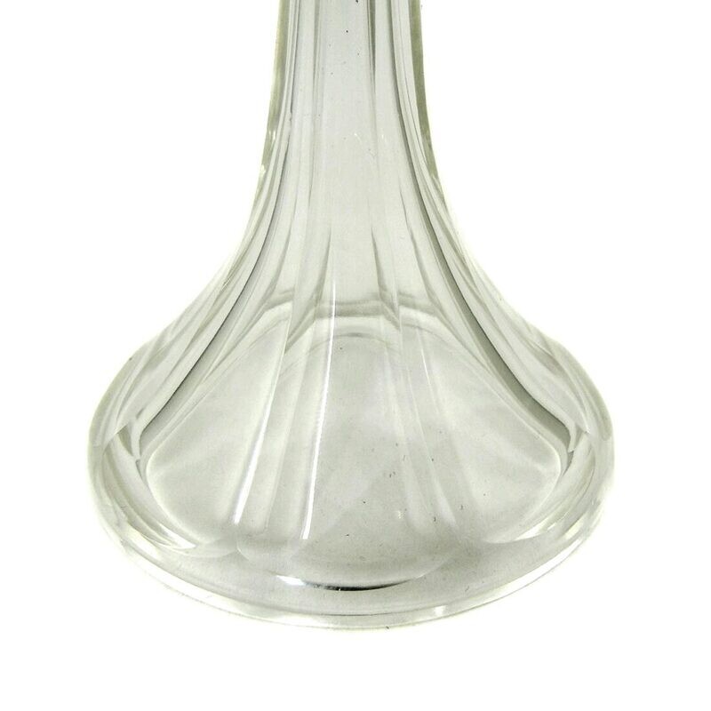 Stem glass with geometric line decoration, Josephinenhütte, designed by A. Niemeyer