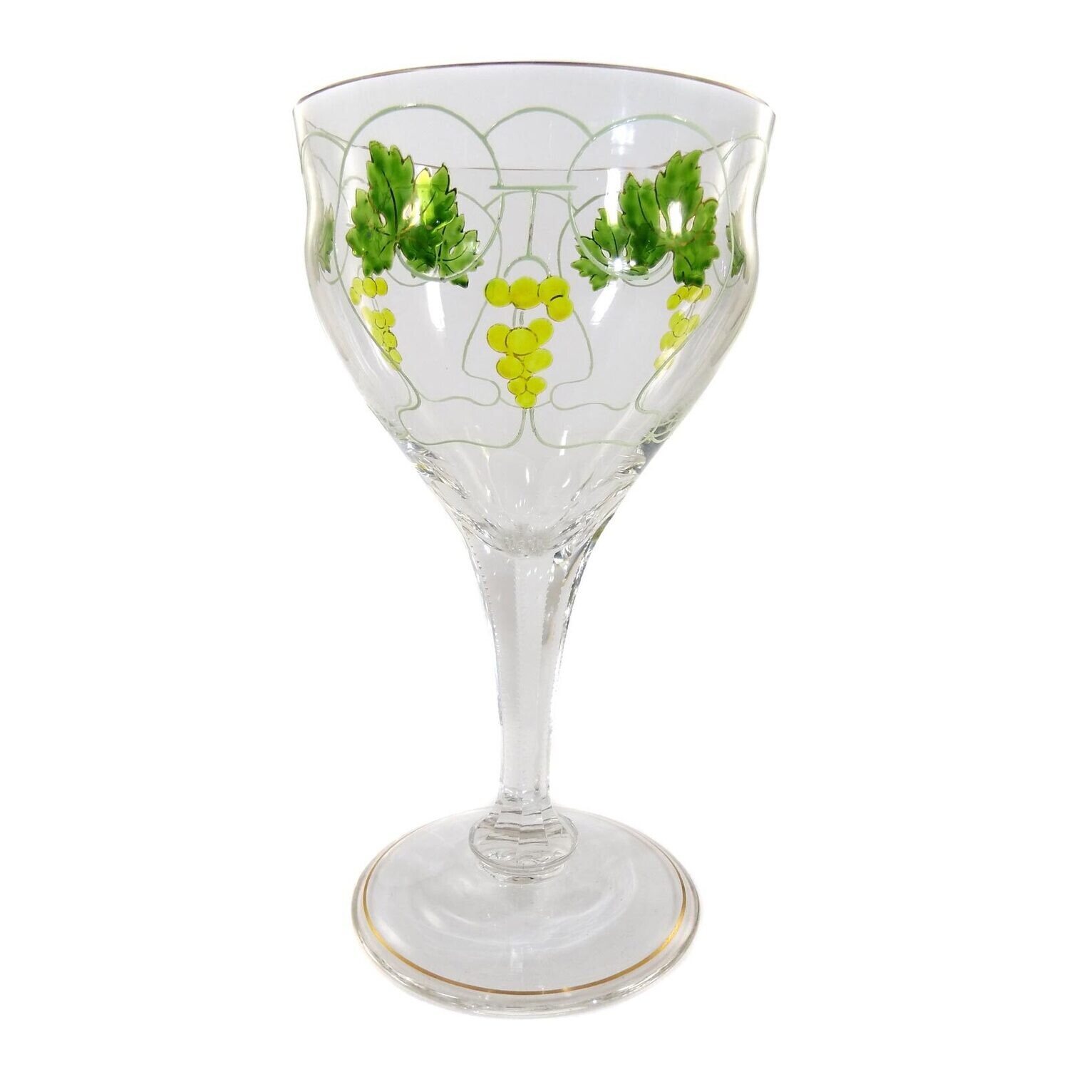 Funnel cup with enamel painting, Fritz Heckert, designed by Ludwig Sütterlin around 1903